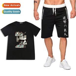 Cott Printed Short Sleeve Sho Attack Casual Tan