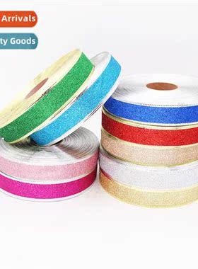 Gold Oni Powder Ribb 3.8cm Christmas Ribb Colorful Ribb Chri