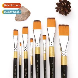 Single black gold rod copper tube flat blade nyl  brush goua