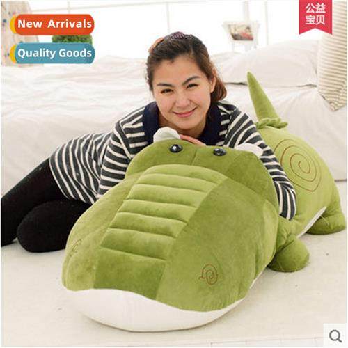 Large crocodile hippo pillow carto plush toys big doll Valen