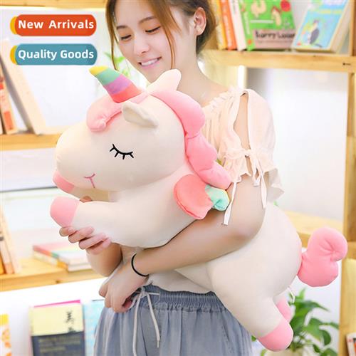Doll cute unicorn doll girly heart hugging sleep pillow plus