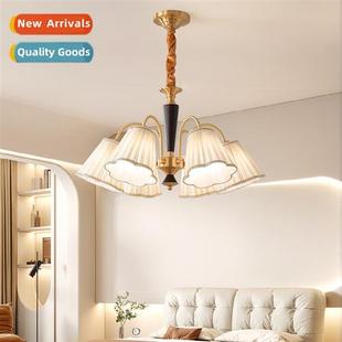 luxury all chelier retro rust wood light solid French copper