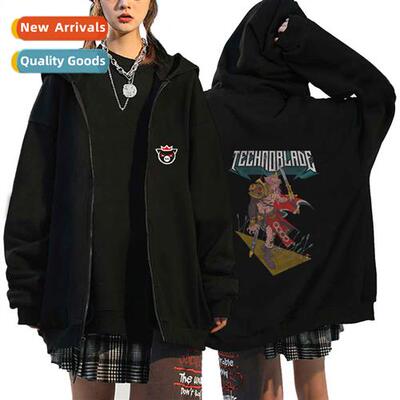 Pig Emperor Blood God Technoblade Printed Commemorative Zipp