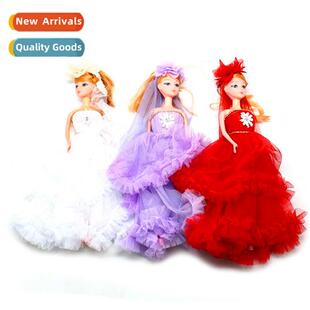 30cm Princess doll wedding dress pendant big skirt princess