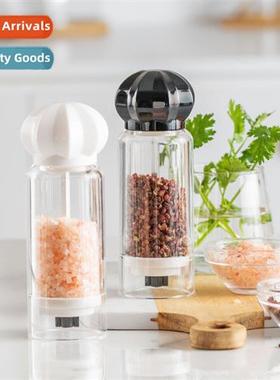 Household acrylic pepper grinder manually adjustable transpa