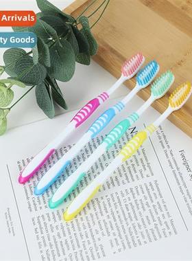Mens  womens manual two-color sharpened wire toothbrush sing