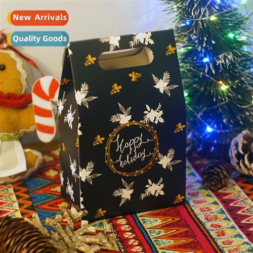Night sky deer paper bag Christmas apple box Compani gift bo
