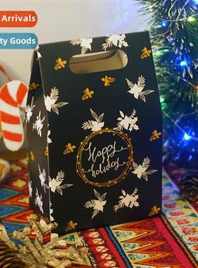 Night sky deer paper bag Christmas apple box Compani gift bo