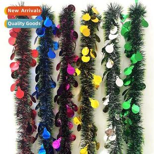 wool strip new meters edge Christmas green The dark