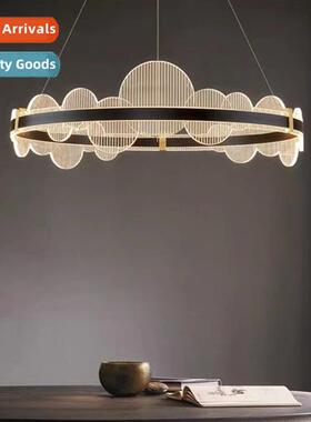 Living room acrylic chelier new modern atmosphere simple bed