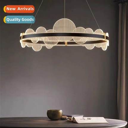 Living room acrylic chelier new modern atmosphere simple bed