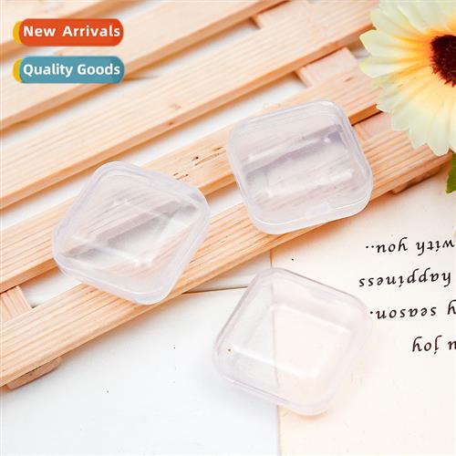 Square Plastic Box Small Mini Transparent Covered Product Pa