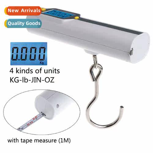 Electric Scale wh Ruler Portable Scale 50kg/10g Luggage Scal