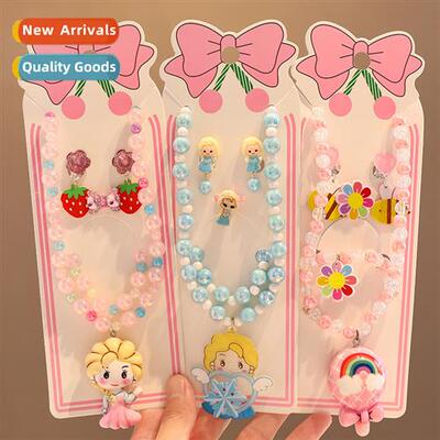 Childrens necklaces jewelry accessories cute baby star dailu
