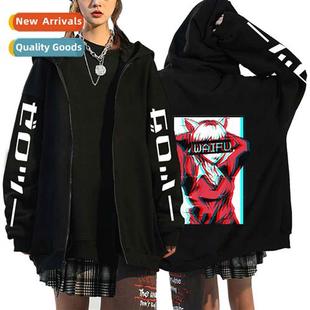 Darling Franxx Print The Two Zipper Anime Padded Zero