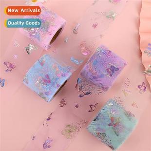 Mesh yards Bags Shoes Ribb Butterfly Meteor Illusi 8cm