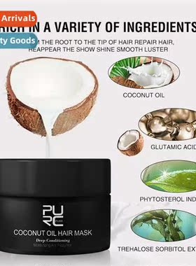 Baking Cream Sal Cocut Hair Mask Repair Dry Spl Ends Nourish