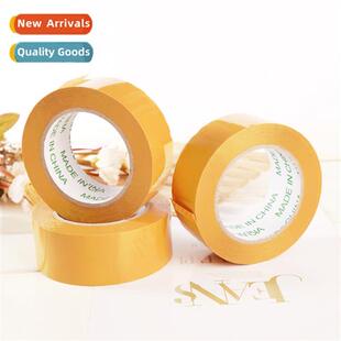 Large rolls  yellow sealing tape logistics courier packing t