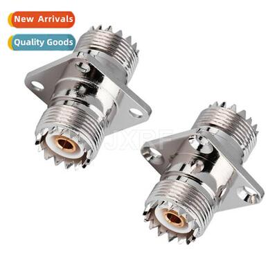 RF cnector RF adapter flange UHF-KKF female to female wh squ