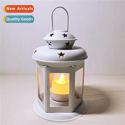 European ir wind lamp horse lamp garden lamp candlestick orn