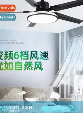 52 inch large wind power large ceiling fan light Scinavian h