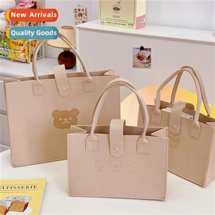 Bag Carto Large Cute Tote Felt Capacy Momm Bear