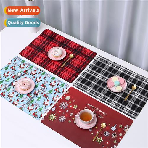 Lear Christmas placemats table mats lattice insulated mats P