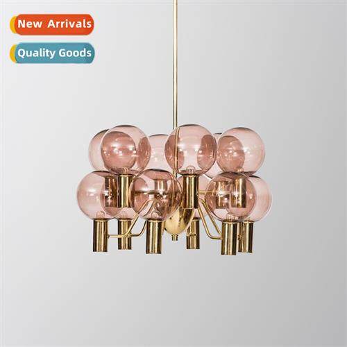 Simple creative living room glass chelier Scinavian creative