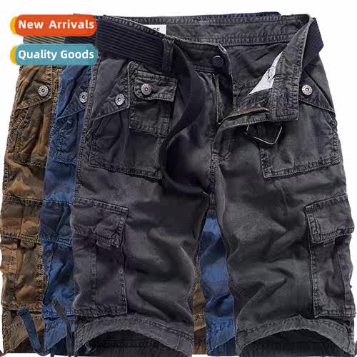 2022 summer models camouflage pants shorts large size loose