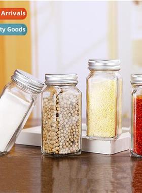 Glass seasing bottles kchen barbecue spice bottle pepper sha