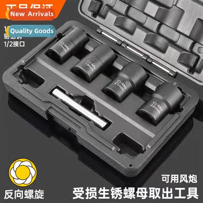 5 Piece Damaged Rusty Nut Bolt Screw Tire Screw Remover N-Sl