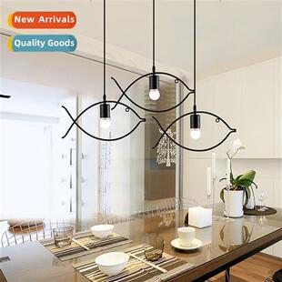 style creative bar store industrial clothing chelier