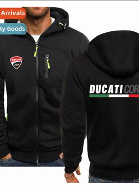 Spring Black Youth Cott Zipper Padded  Hooded Three-dimensia