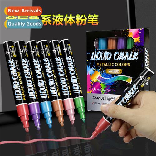 Metallic liquid chalk water-based erasable dust-free n-toxic