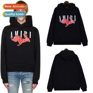 2023 Fall  Winter Casual Hundred Black AM Hoodie Men  Women