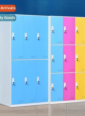 Narrow side locker wh lock storage cabinet supermarket bag s