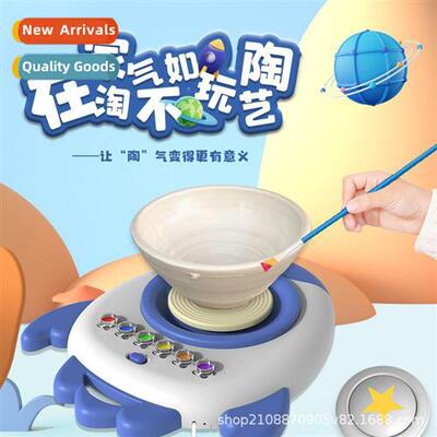 Children DIY rocket pottery machine childrens hmade electric