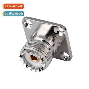 Coaxial RF cnector SO239 UHF-KFD four-hole square plate flan