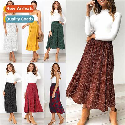 Crossing into  fashi polka dot 2020 sweet Europe and  Uned S