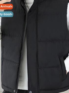 Down cott waistcoat mens autumn and winter thickened warm ja
