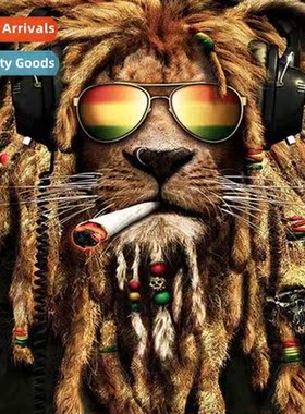 Diamd painting new DIY domineering li full  round diamd hmad