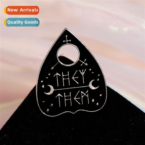 black love heart English letters alloy brooch third pers pro