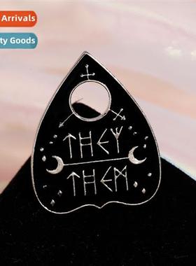 black love heart English letters alloy brooch third pers pro