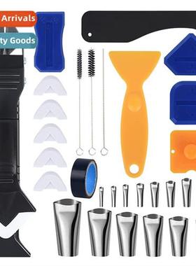 30-Piece Caulking Tool Set 3-in-1 Metal Scraper Nozzle Appli