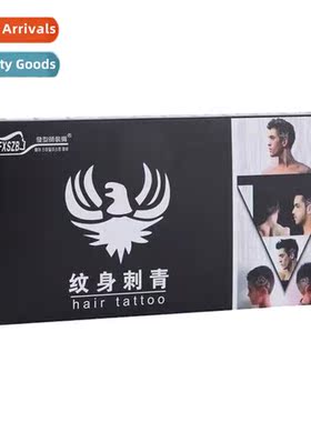 Hair tattoo tattoo stickers  bleaching  dyeing plate pick dy