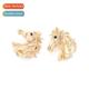diamd set horse retro earrings alloy head persalize design
