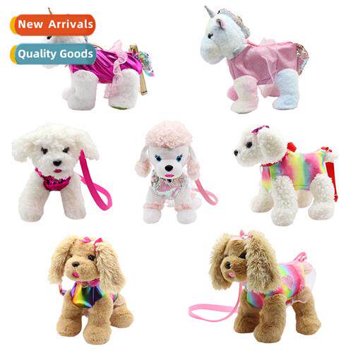 New dog doll crossbody bag cute puppy plush shoulder backpac