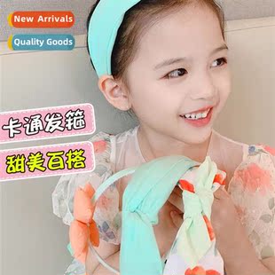 girls Korea cute 2022 head bands strangle Childrens not