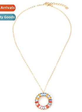 Simple zinc alloy wh diamd hundred necklaces retro fashi tem