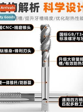 Machine tap tanium plated tapping drill screw apex tap machi